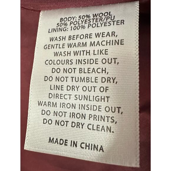 Yesterday is Dead YELLOWSTONE Wool Blend Western Varsity Jacket Size Small NWT - Picture 8 of 8